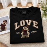 Custom "LOVE EST." Matching Couple Sweatshirts
