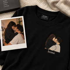 Custom "Home" Portrait Matching Sweatshirts