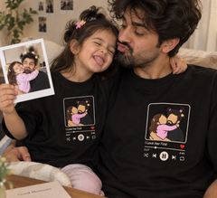 Custom "Now Playing" Parent & Child Matching Sweatshirts