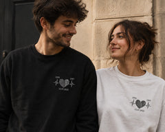 Heartbeat Fingerprint Anniversary Tee