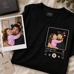 Custom "Now Playing" Parent & Child Matching Sweatshirts