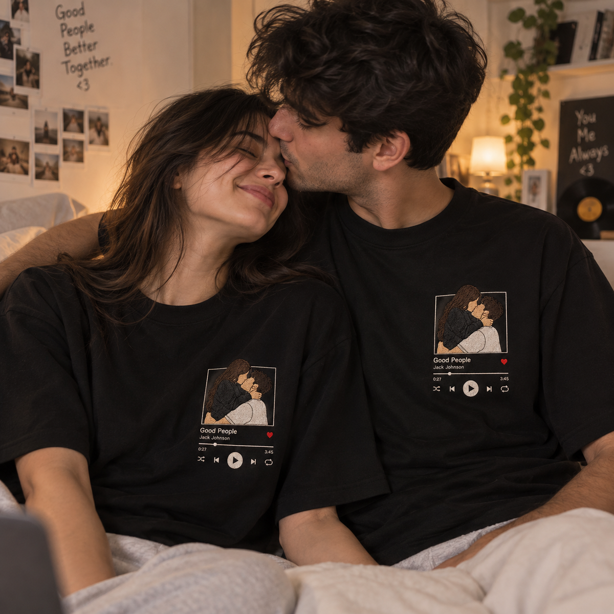 Custom Song "Now Playing" Matching T-Shirts