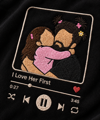 Custom "Now Playing" Parent & Child Matching Sweatshirts