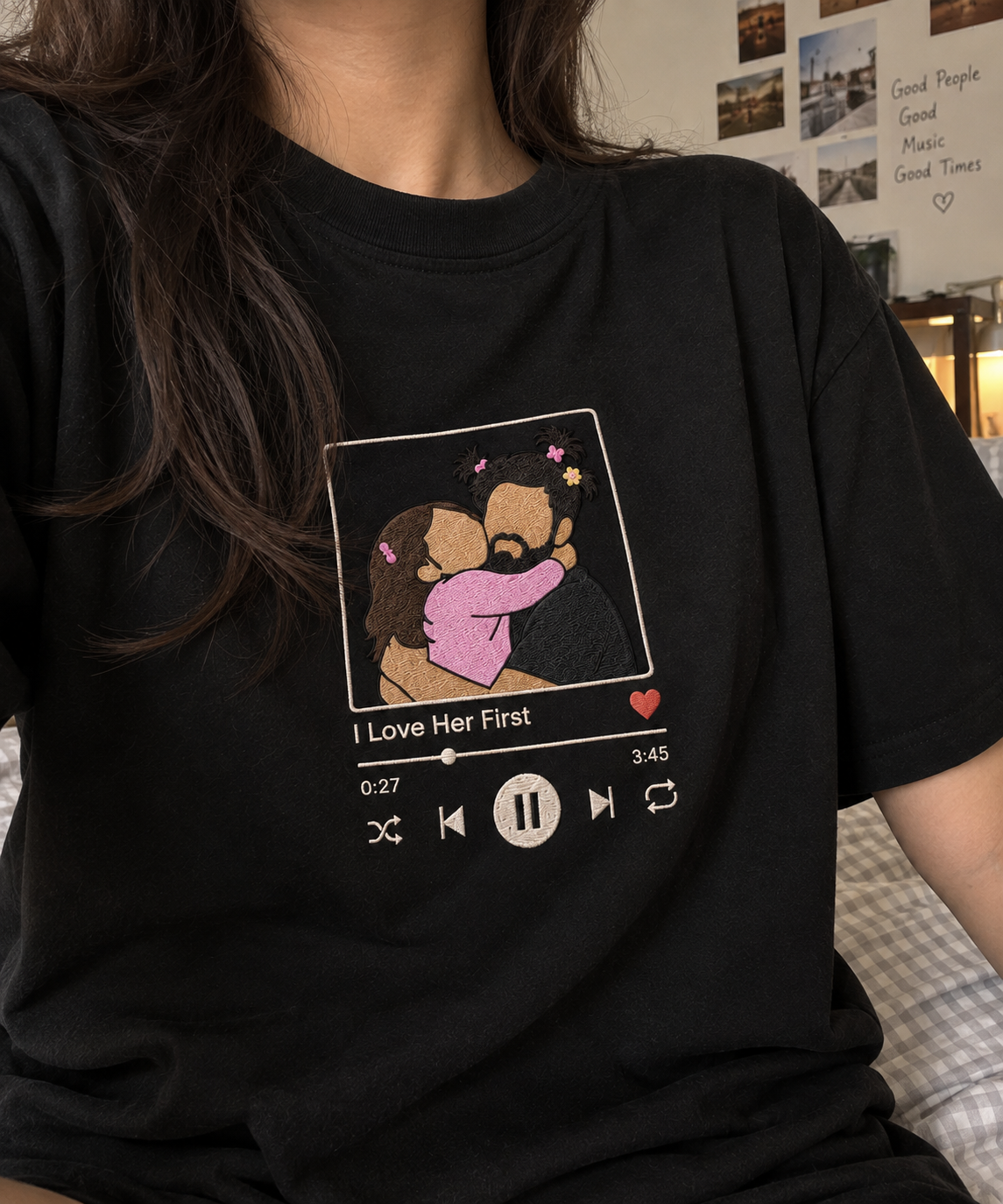 Custom "Now Playing" Parent & Child Matching Sweatshirts
