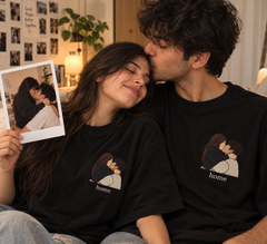 Custom "Home" Portrait Matching Sweatshirts