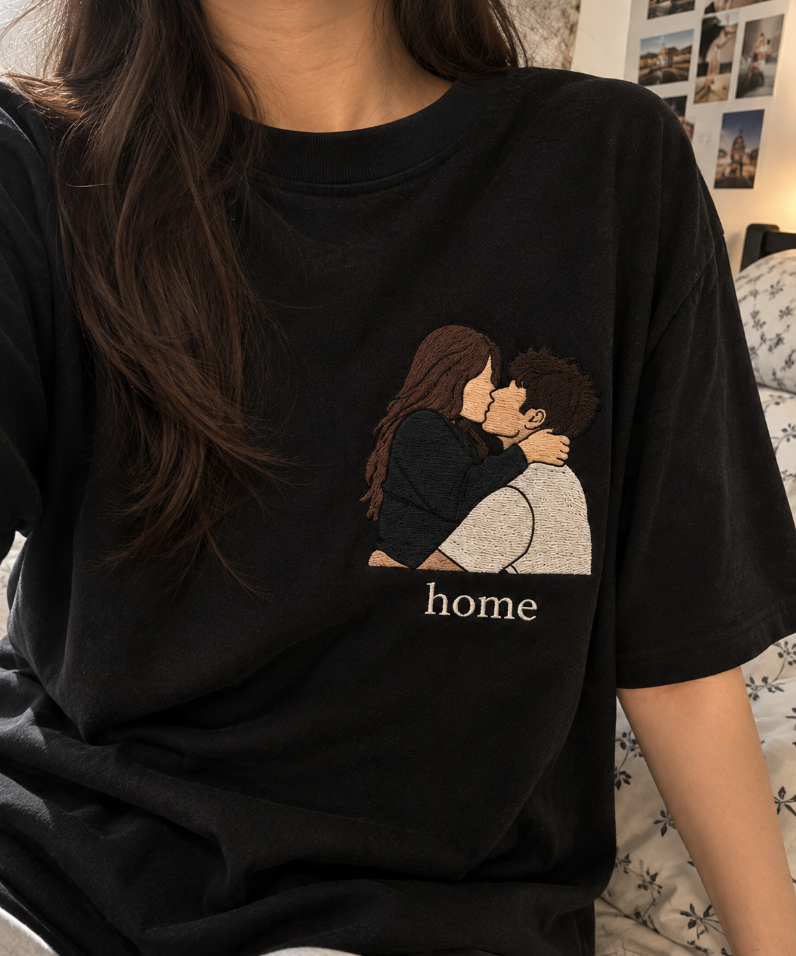 Custom "Home" Portrait Matching Sweatshirts