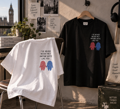 "Never Met Anyone Quite Like You" Fingerprint Matching T-Shirts – Couple Tee