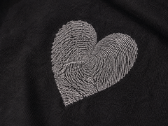 Fingerprint Heart Tee